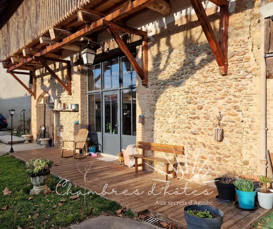 Aux Secrets D'Agathe Bed and Breakfast Plan  Exteriör bild